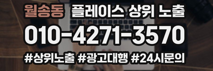 월송동 플레이스 상위 노출