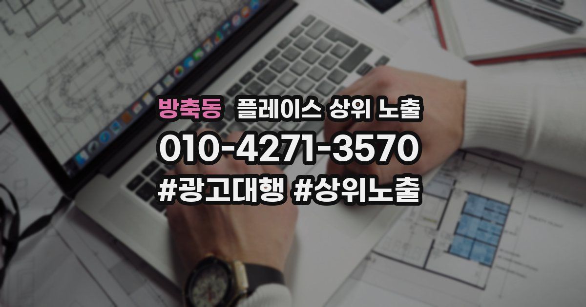 방축동 플레이스 상위 노출