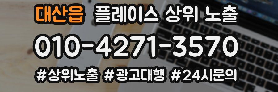 대산읍 플레이스 상위 노출