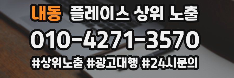 내동 플레이스 상위 노출