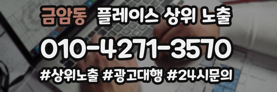 금암동 플레이스 상위 노출
