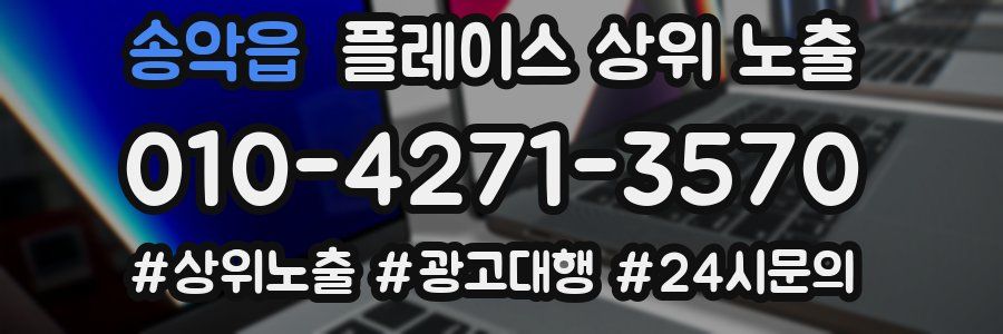 송악읍 플레이스 상위 노출