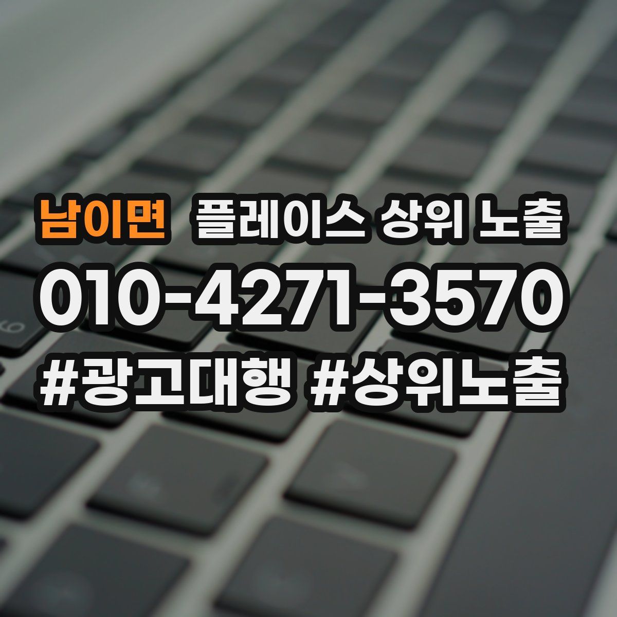 남이면 플레이스 상위 노출