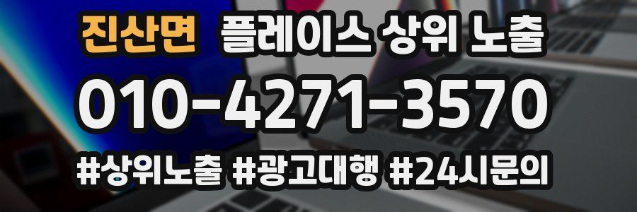 진산면 플레이스 상위 노출