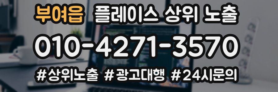 부여읍 플레이스 상위 노출