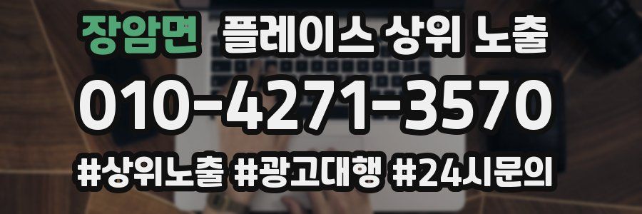 장암면 플레이스 상위 노출