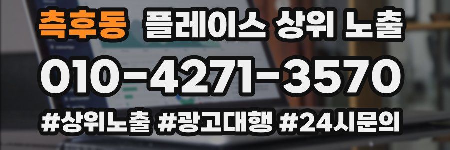 측후동 플레이스 상위 노출