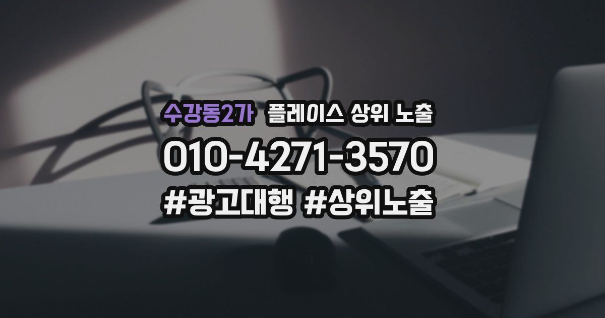 수강동2가 플레이스 상위 노출