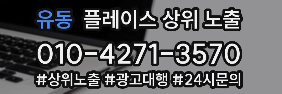 유동 플레이스 상위 노출