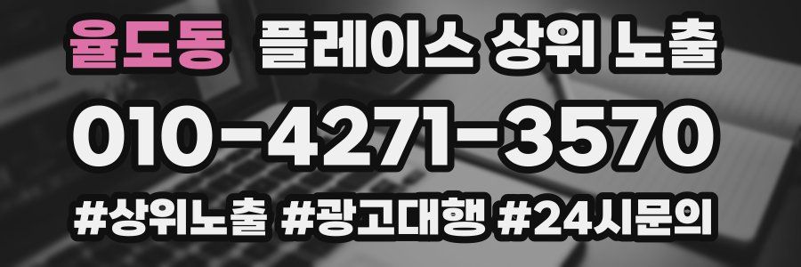 율도동 플레이스 상위 노출