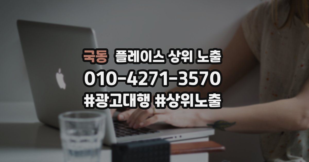 국동 플레이스 상위 노출