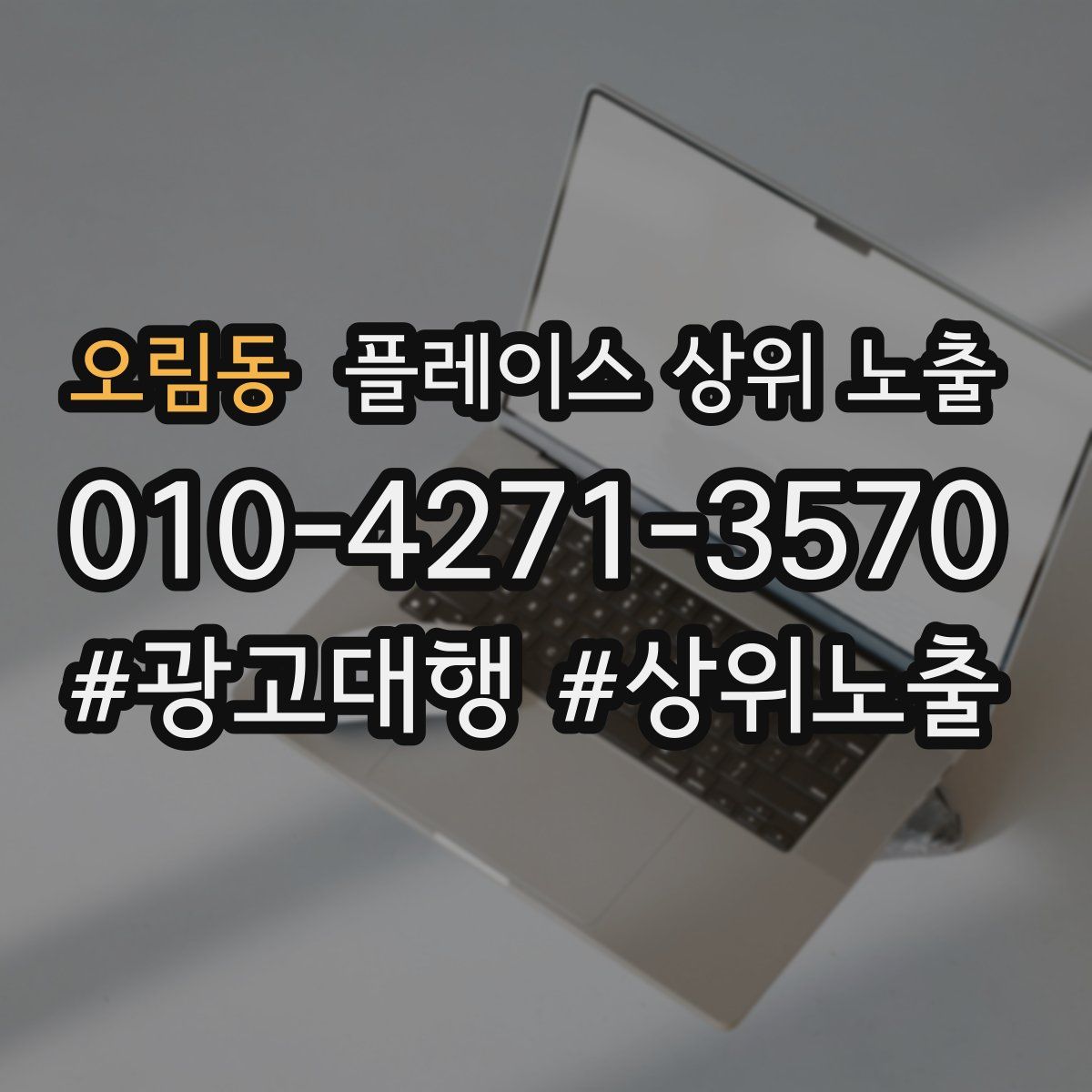오림동 플레이스 상위 노출