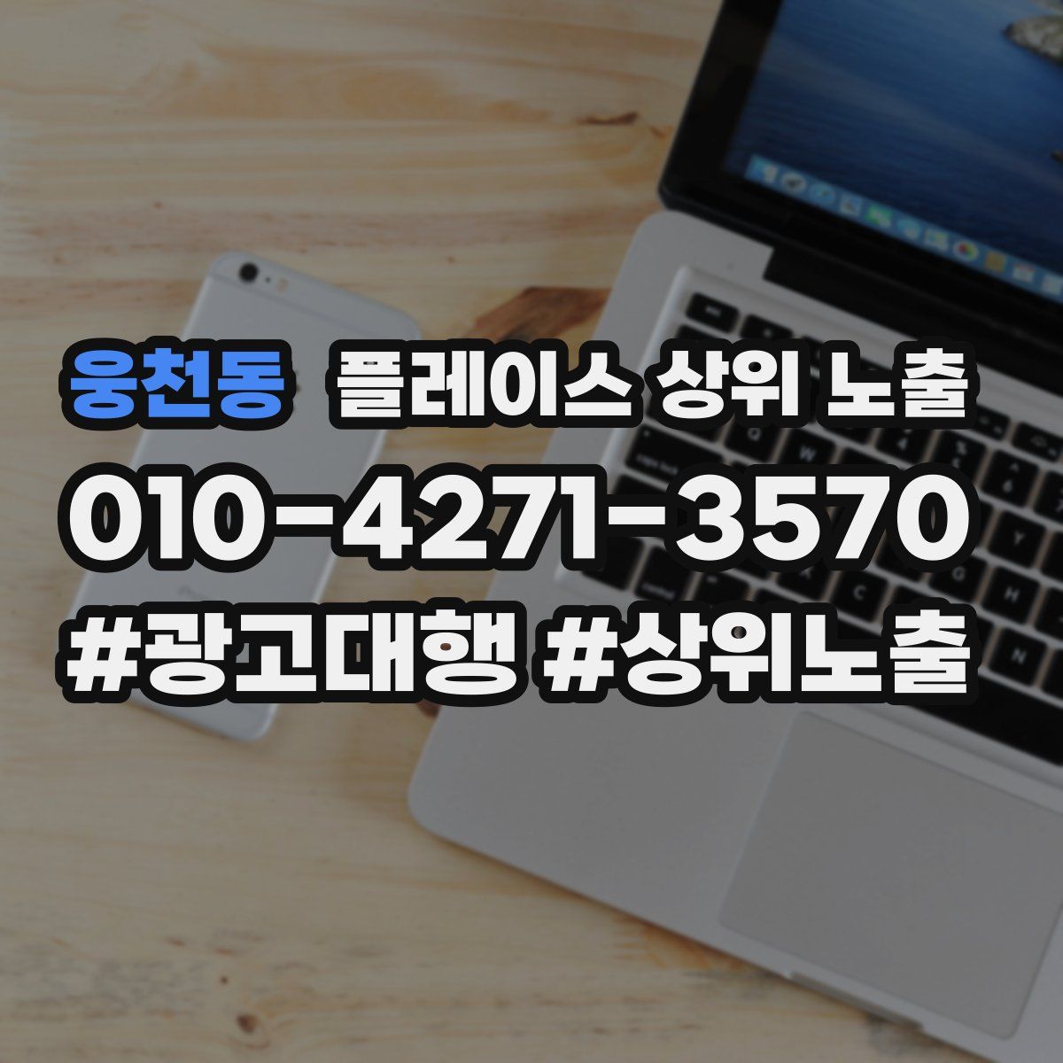 웅천동 플레이스 상위 노출