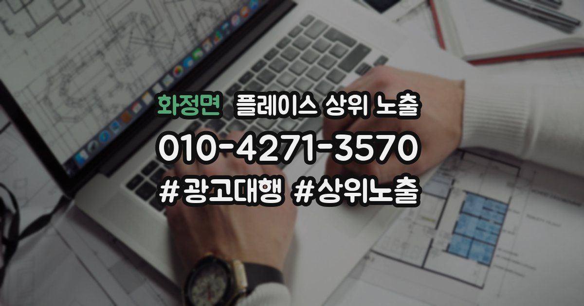 화정면 플레이스 상위 노출