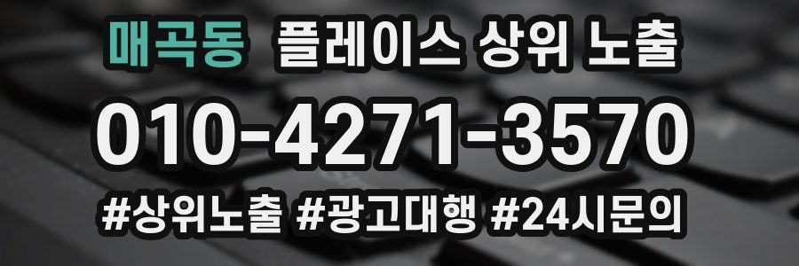 매곡동 플레이스 상위 노출
