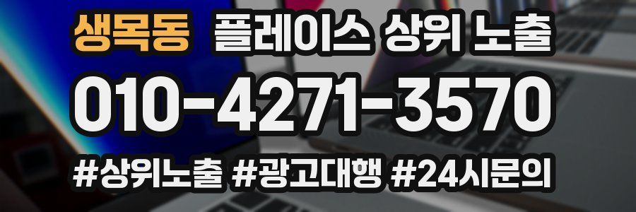 생목동 플레이스 상위 노출