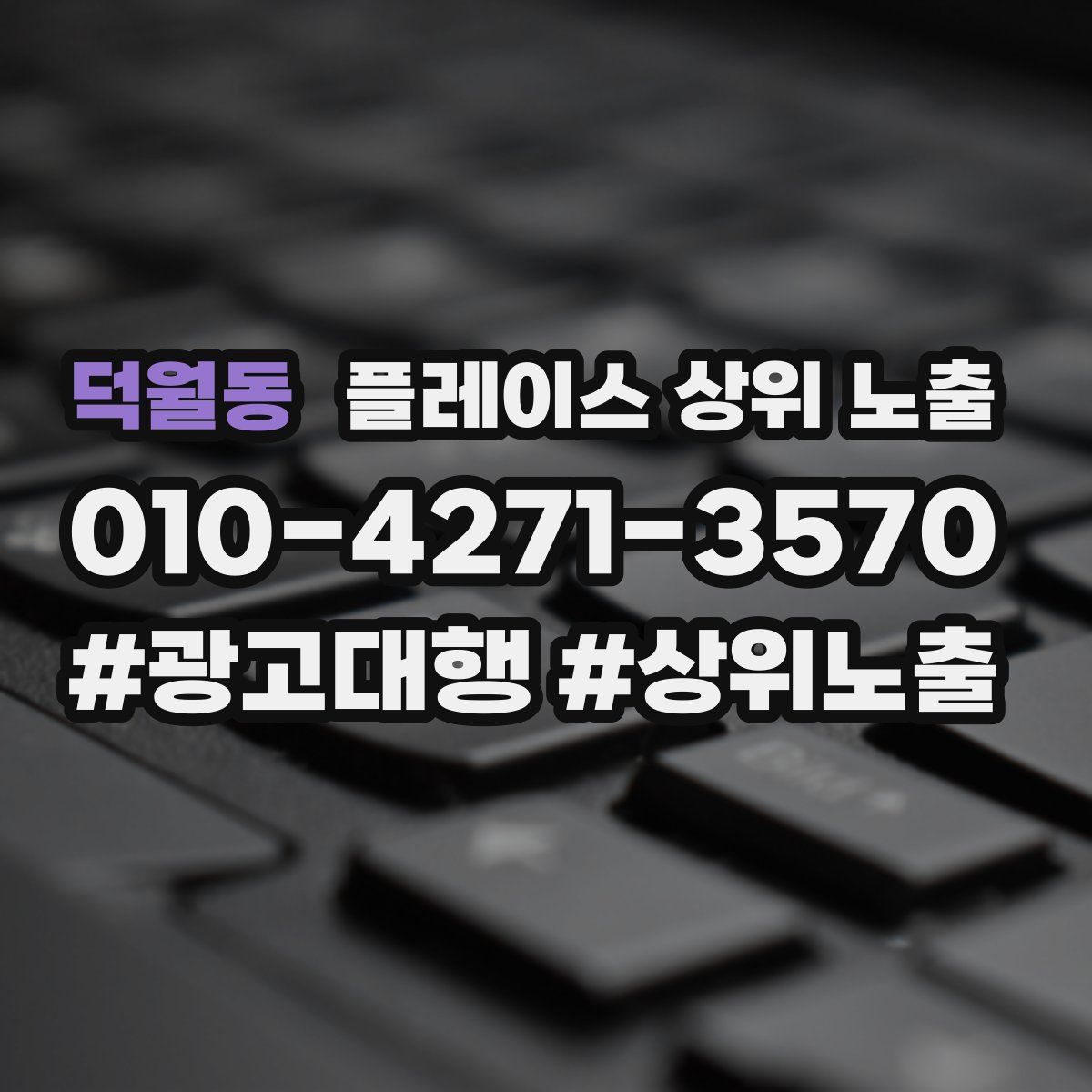 덕월동 플레이스 상위 노출