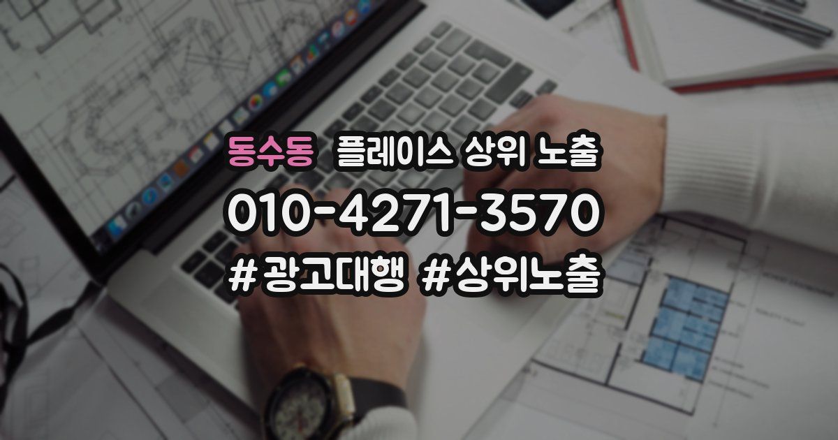 동수동 플레이스 상위 노출