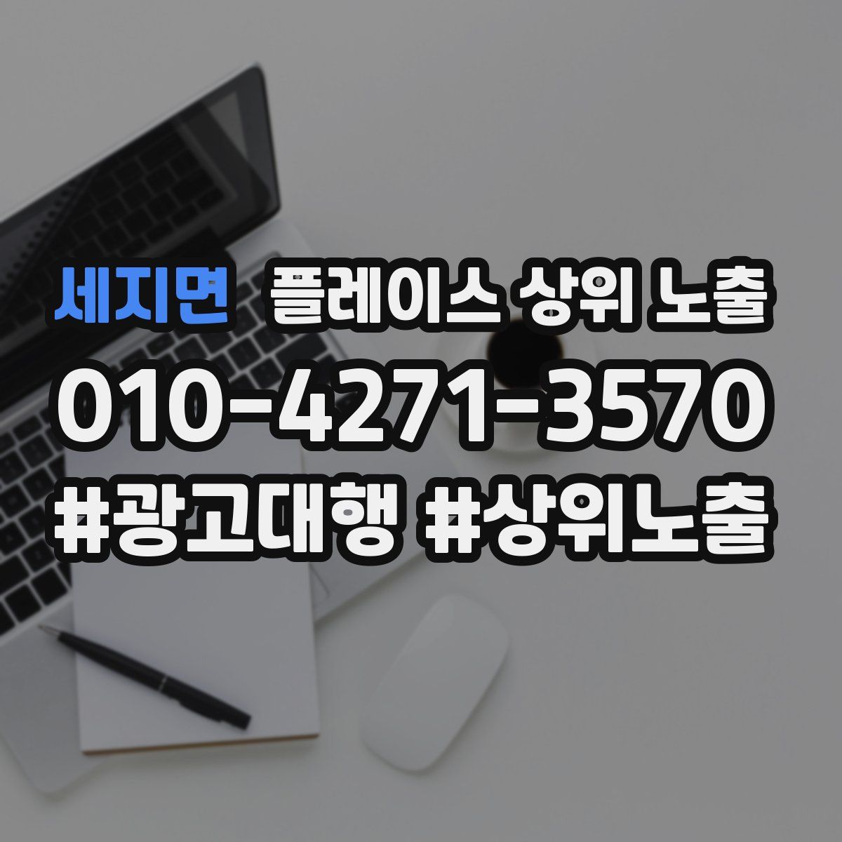 세지면 플레이스 상위 노출