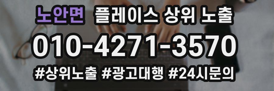 노안면 플레이스 상위 노출