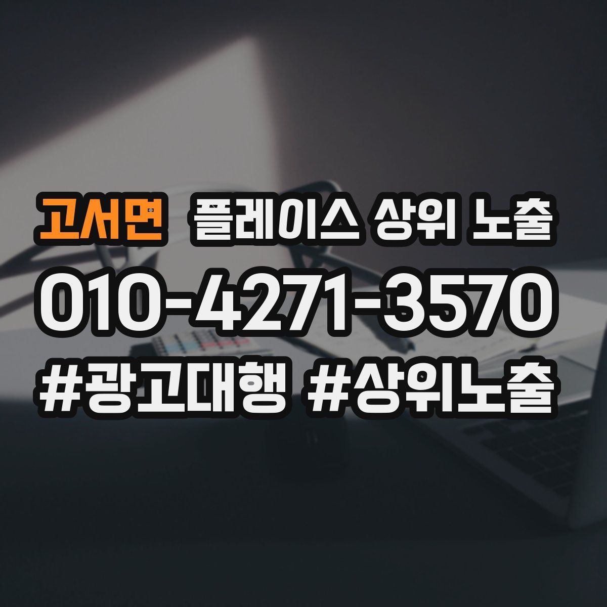 고서면 플레이스 상위 노출