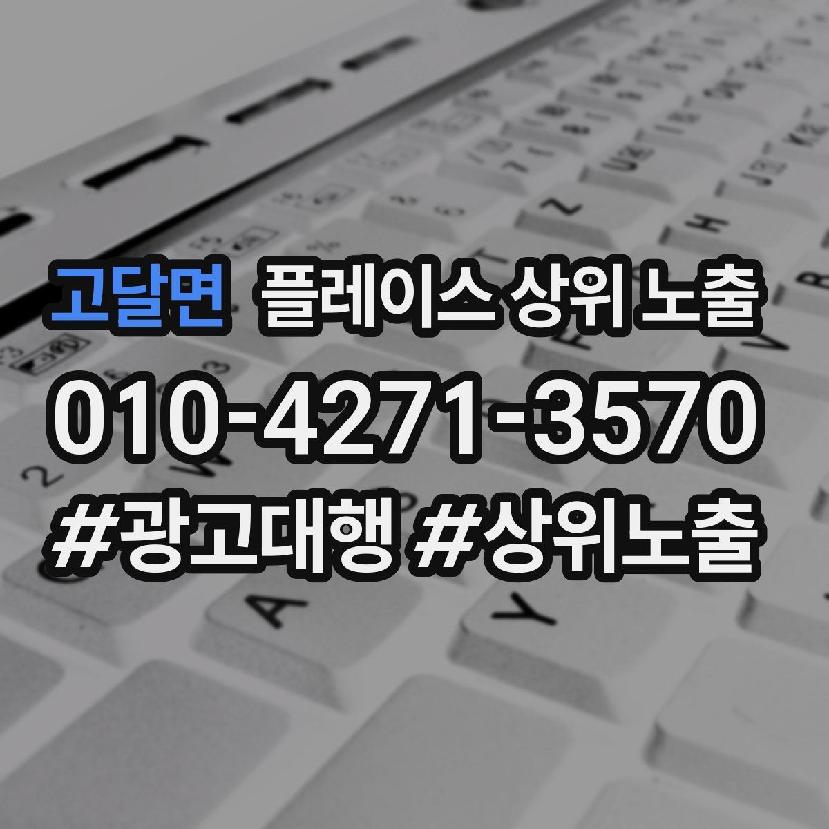 고달면 플레이스 상위 노출
