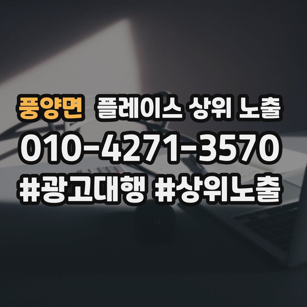풍양면 플레이스 상위 노출