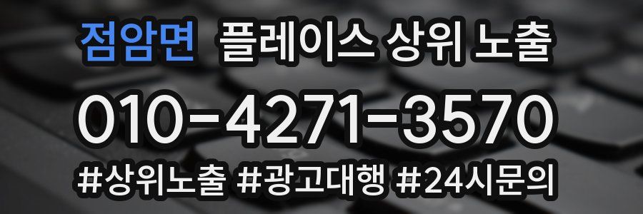 점암면 플레이스 상위 노출