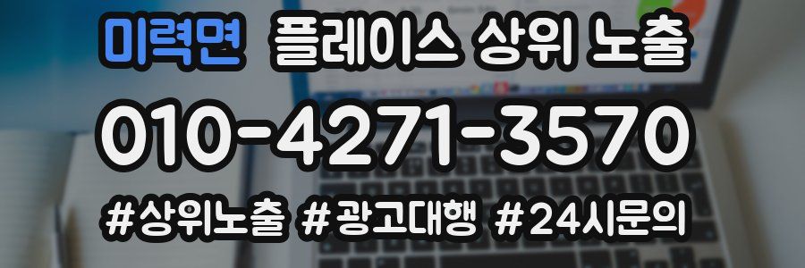미력면 플레이스 상위 노출