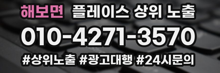 해보면 플레이스 상위 노출
