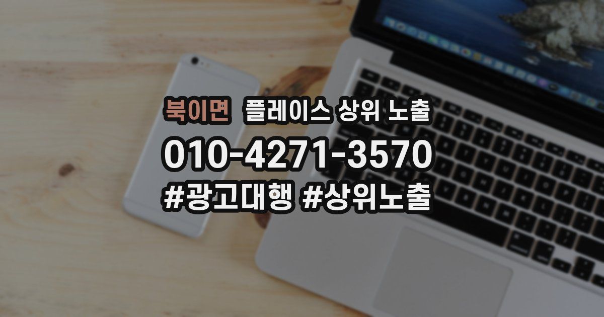 북이면 플레이스 상위 노출