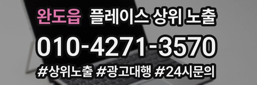 완도읍 플레이스 상위 노출