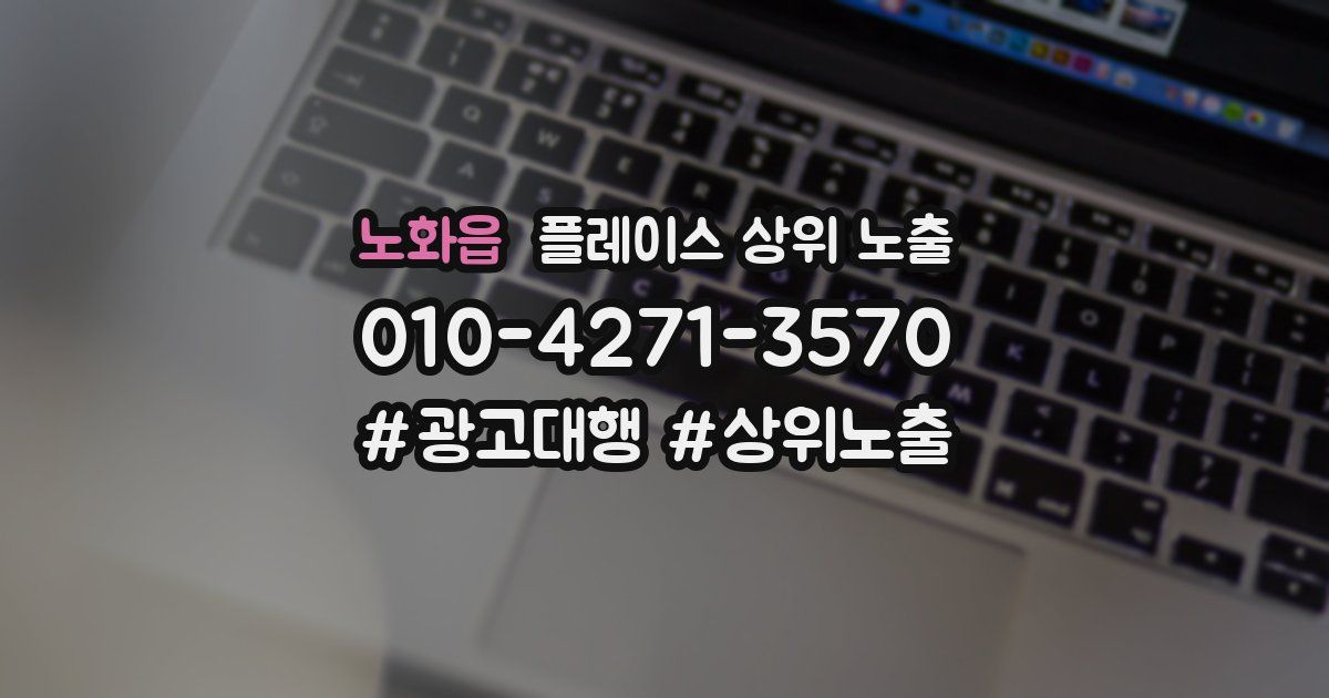 노화읍 플레이스 상위 노출