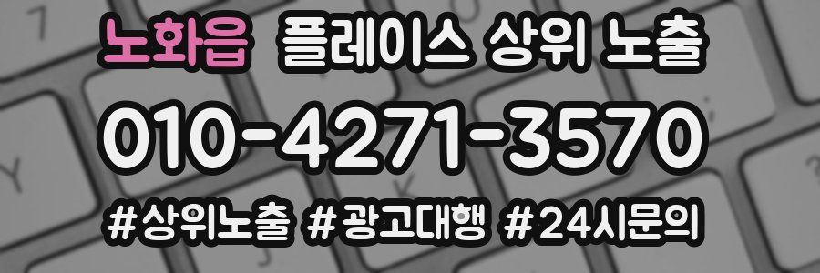 노화읍 플레이스 상위 노출