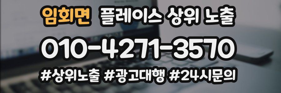 임회면 플레이스 상위 노출