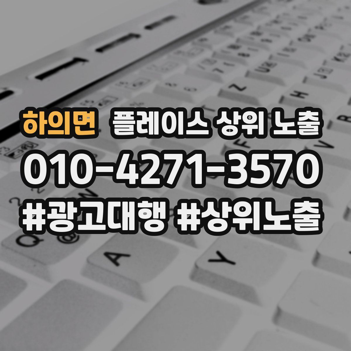 하의면 플레이스 상위 노출