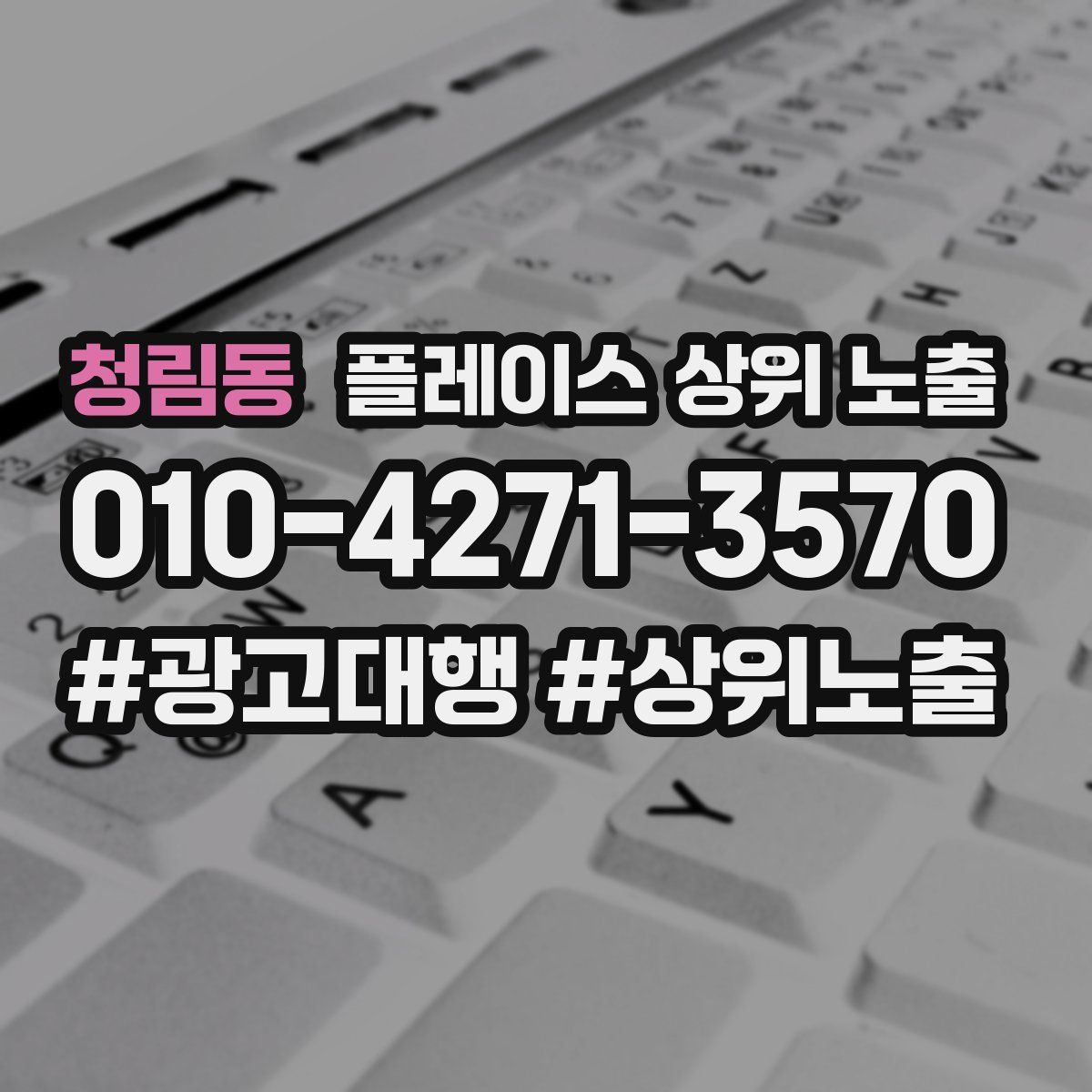 청림동 플레이스 상위 노출