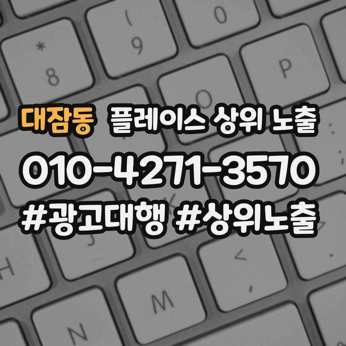 대잠동 플레이스 상위 노출