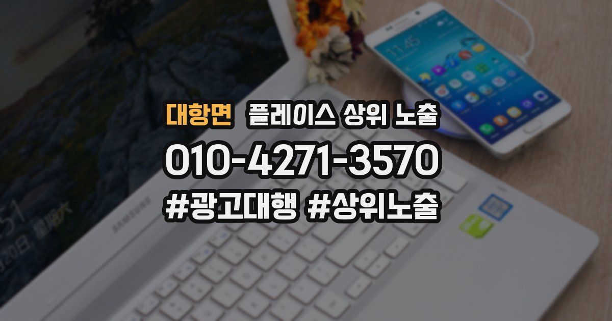 대항면 플레이스 상위 노출