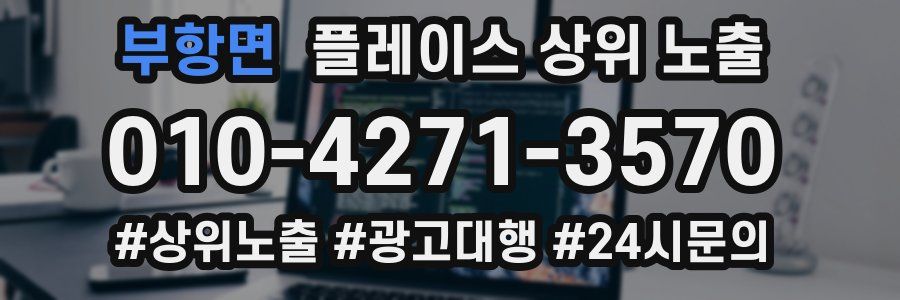 부항면 플레이스 상위 노출