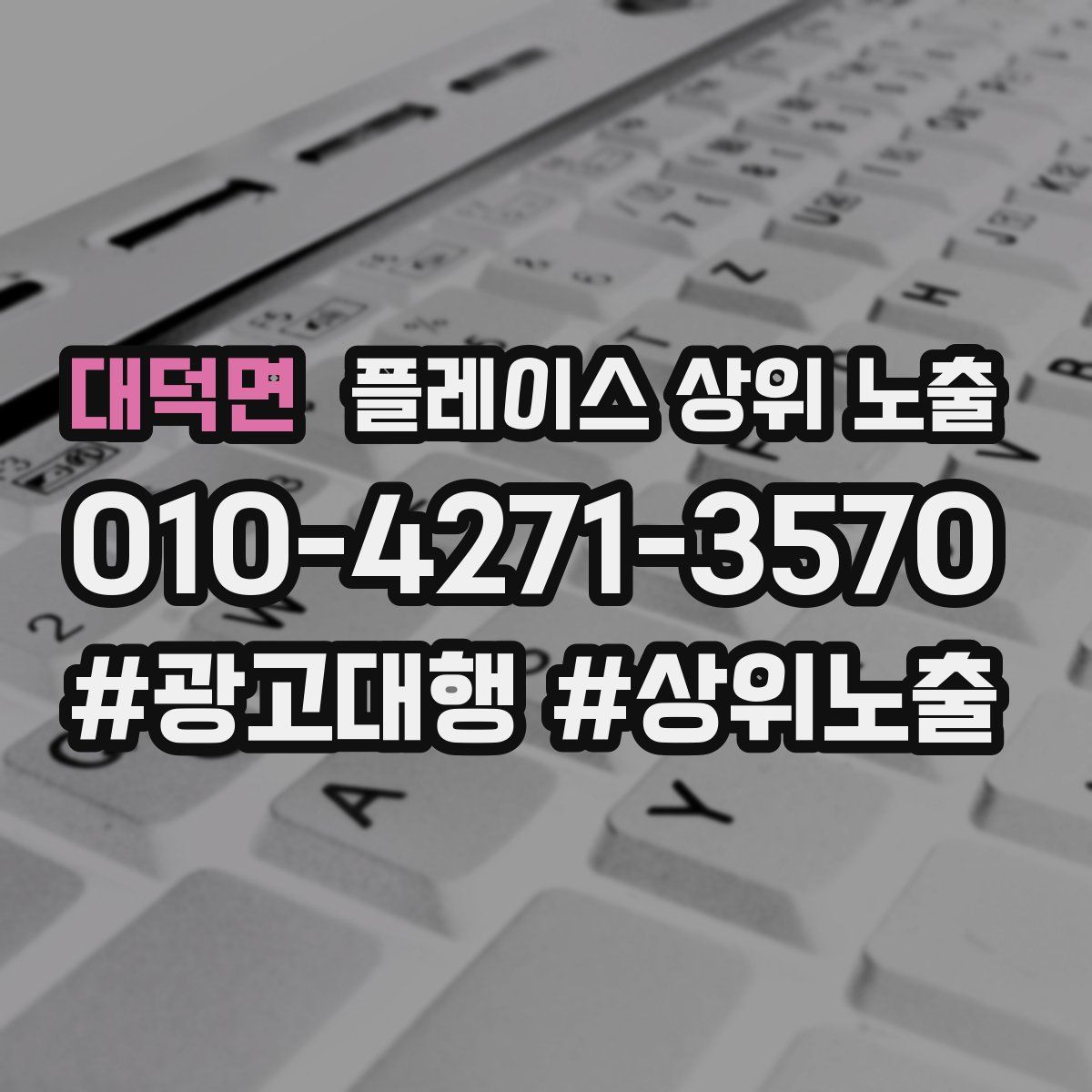 대덕면 플레이스 상위 노출