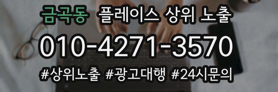 금곡동 플레이스 상위 노출