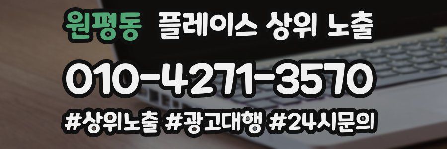 원평동 플레이스 상위 노출
