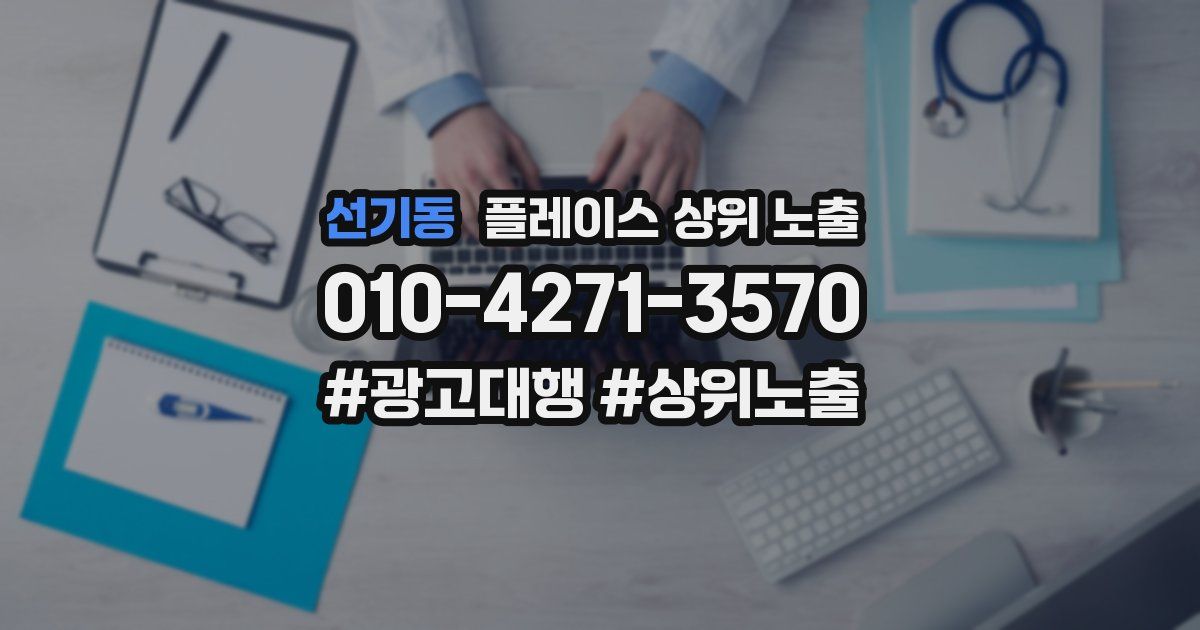 선기동 플레이스 상위 노출