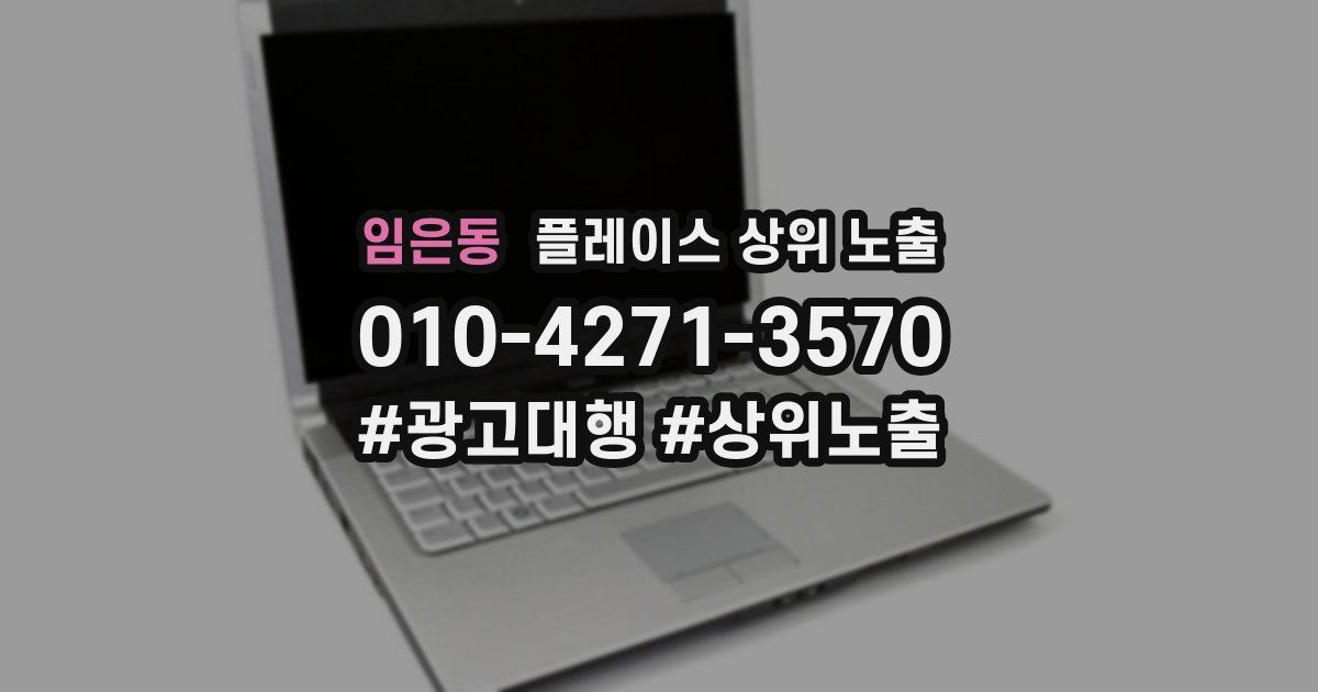 임은동 플레이스 상위 노출