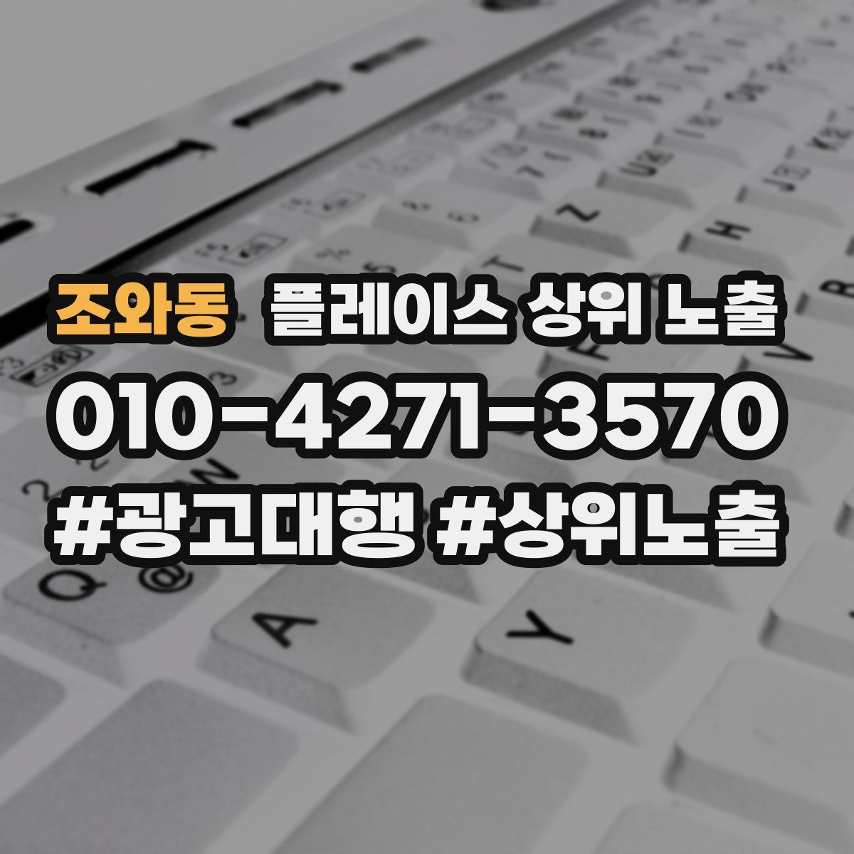 조와동 플레이스 상위 노출