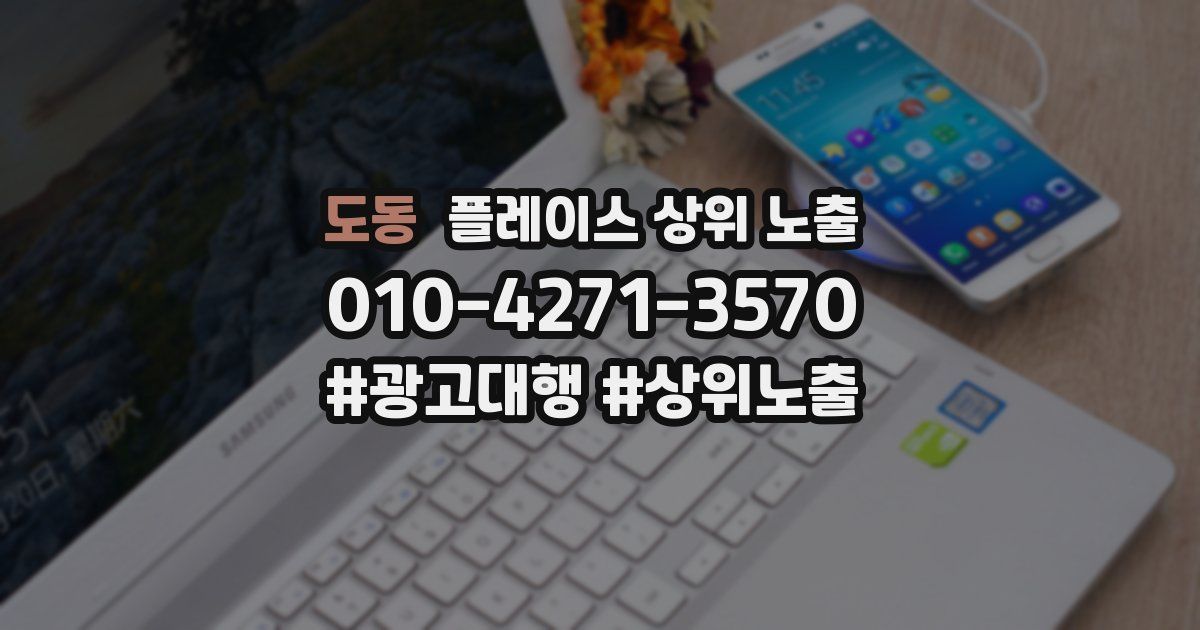 도동 플레이스 상위 노출