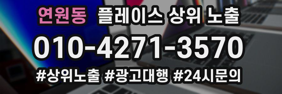 연원동 플레이스 상위 노출