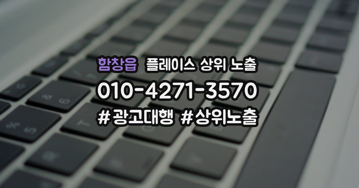 함창읍 플레이스 상위 노출