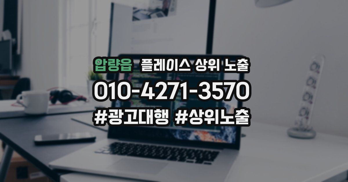 압량읍 플레이스 상위 노출